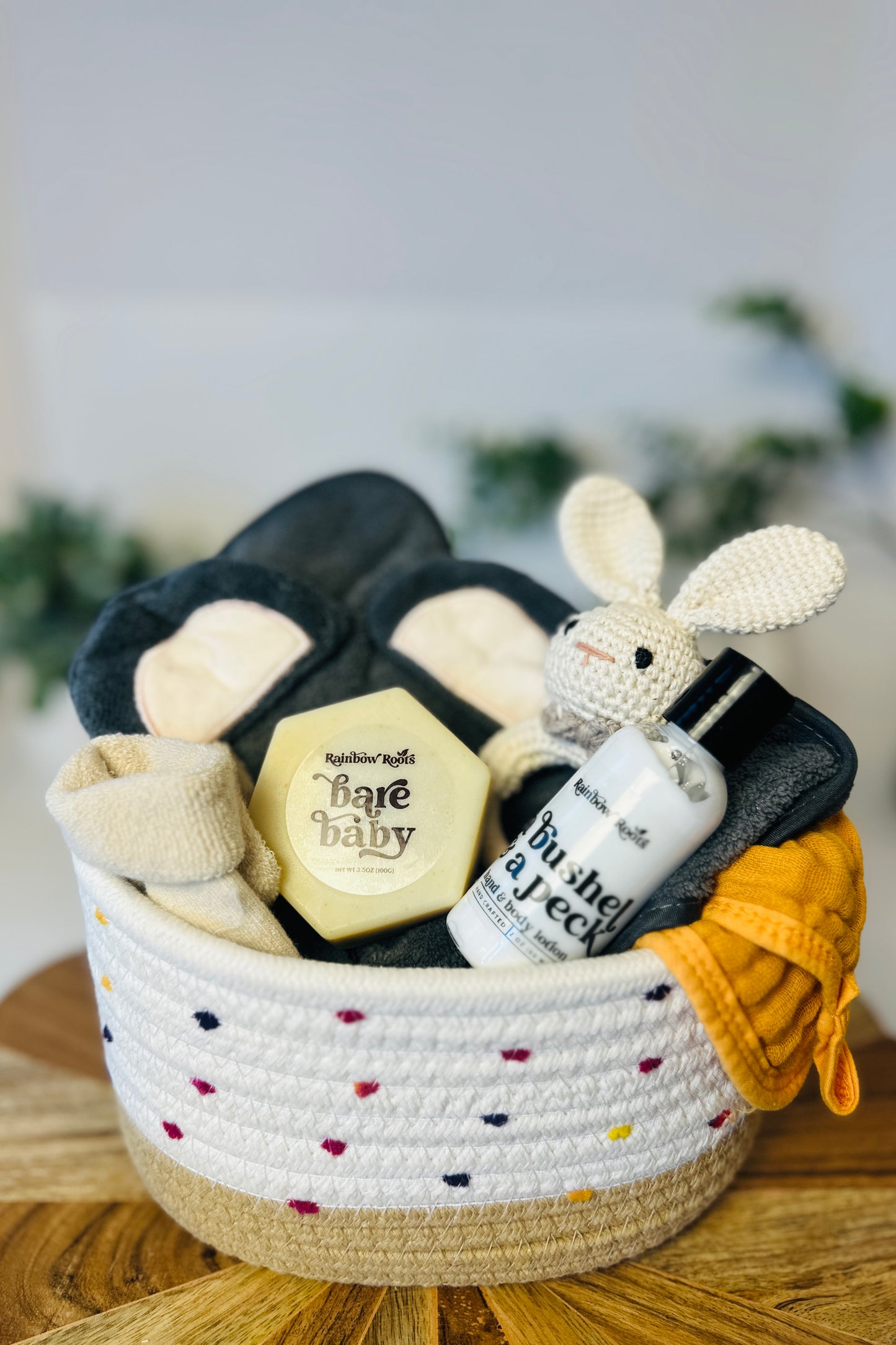 Little Sprouts Gift Set | New Baby - Handcrafted - Handcurated | Rainbow Roots