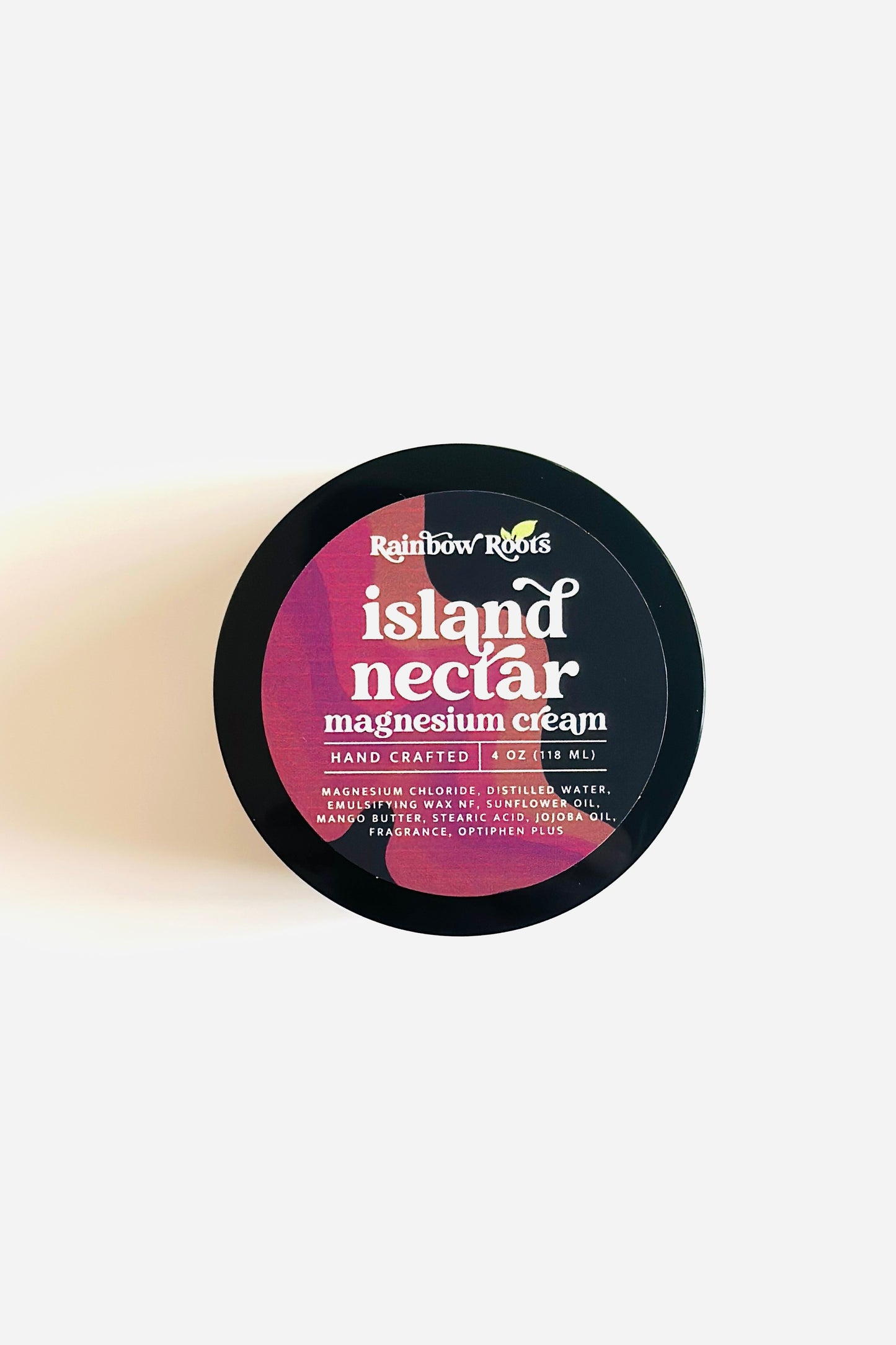 Island Nectar Magnesium Cream | Handcrafted - Topical - Sleep & Muscle Support | Rainbow Roots