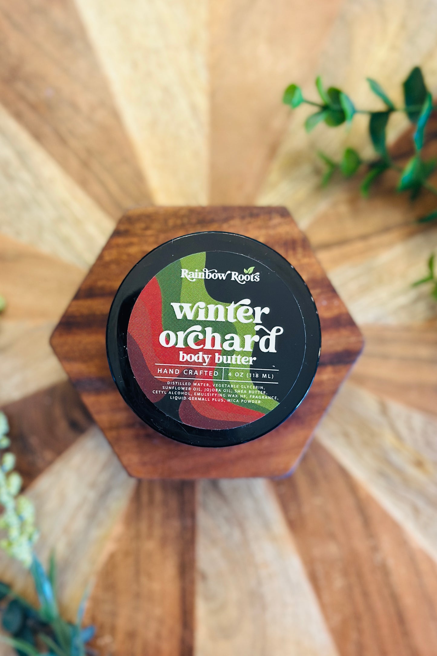 Winter Orchard Body Butter | Handcrafted - Emulsified - Hydrating | 1oz - 4oz - 8oz | Rainbow Roots