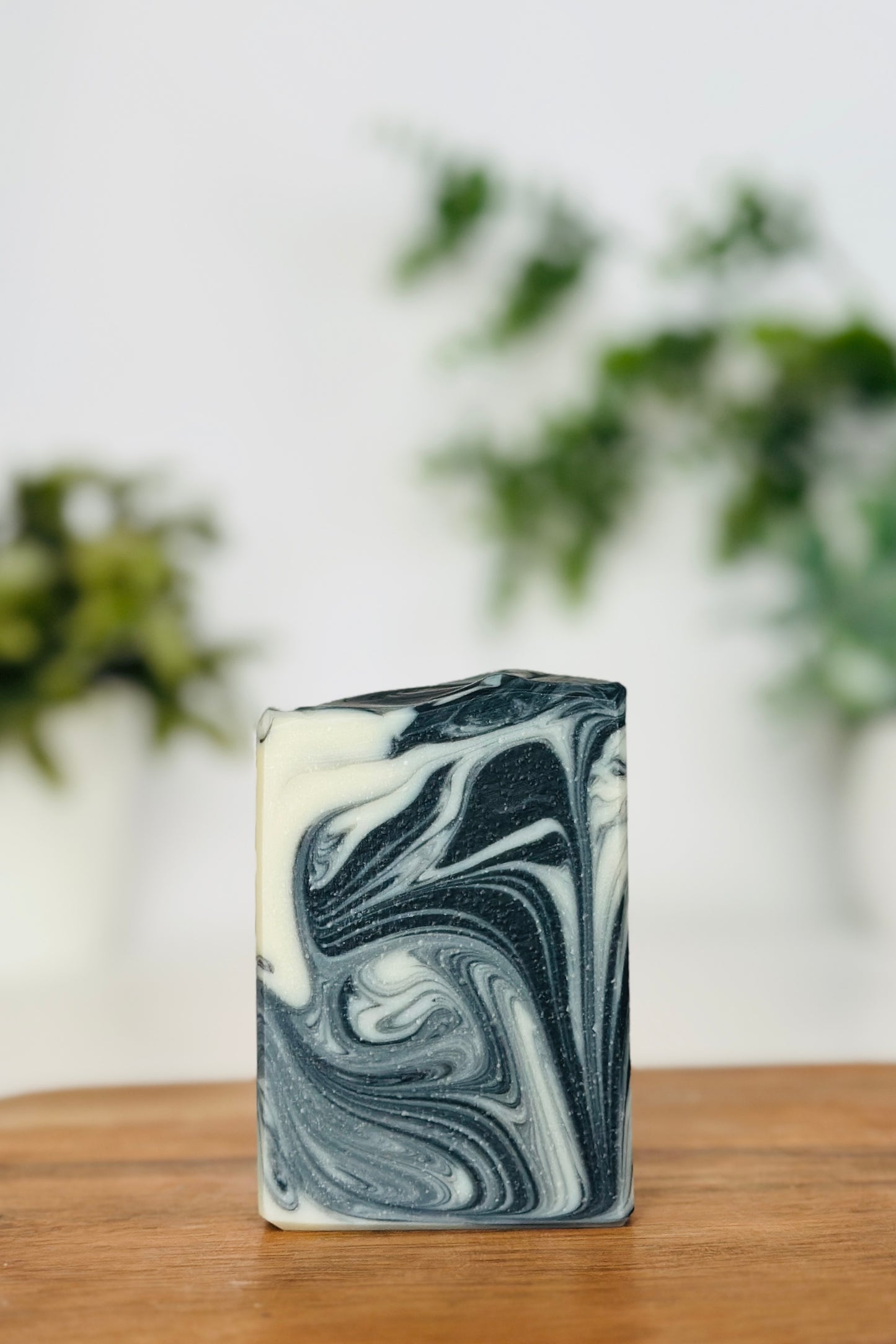 Tea Tree + Charcoal Soap | Handcrafted Vegan Cold Process Soap 4oz | Rainbow Roots