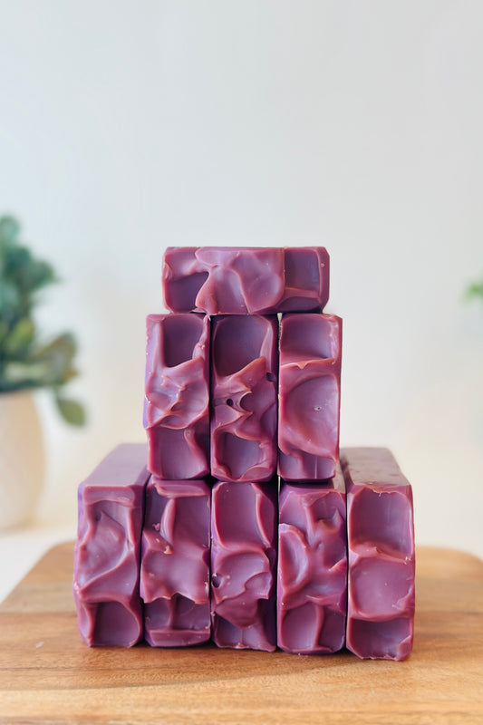 Sugar Plums | Handcrafted Vegan Cold Process Soap 4oz | Rainbow Roots