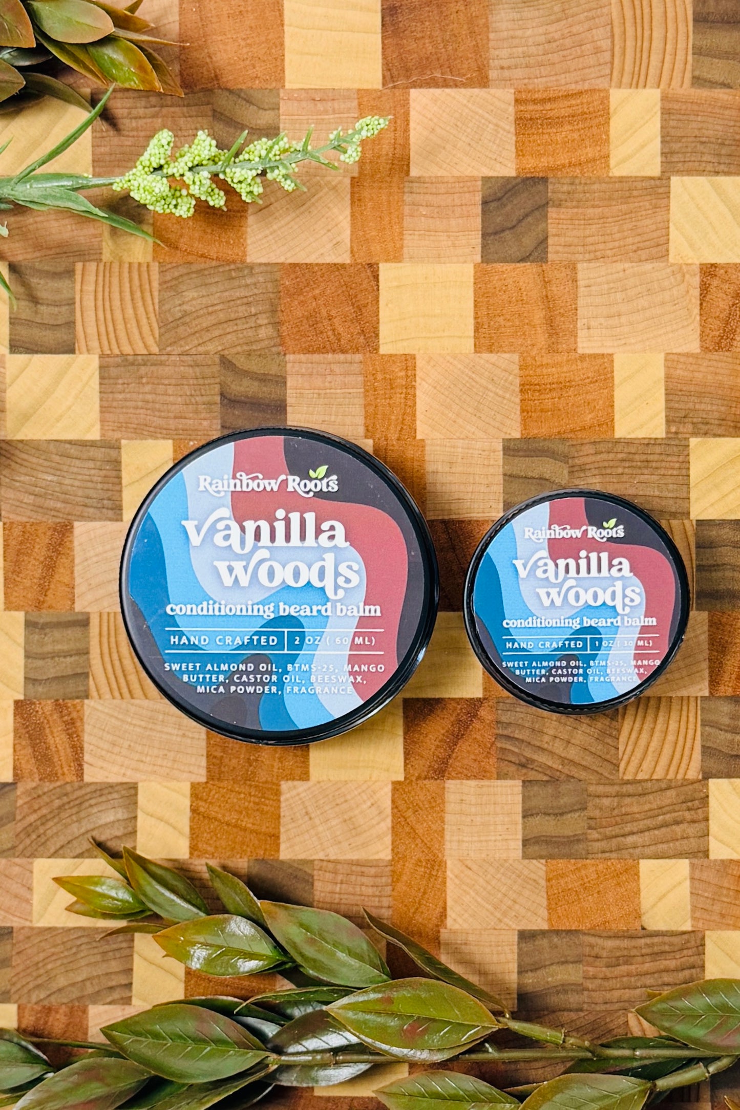 Conditioning Beard Balm | 2 oz | Soften - Style - Nourish | Rainbow Roots