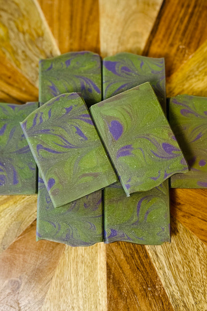 A Walk in the Woods | Handcrafted Vegan Cold Process Soap 4oz | Rainbow Roots