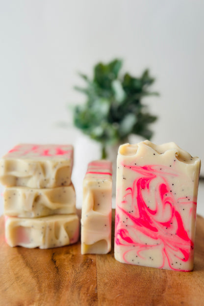 Pink Dragonfruit | Handcrafted Vegan Cold Process Soap 4oz | Rainbow Roots