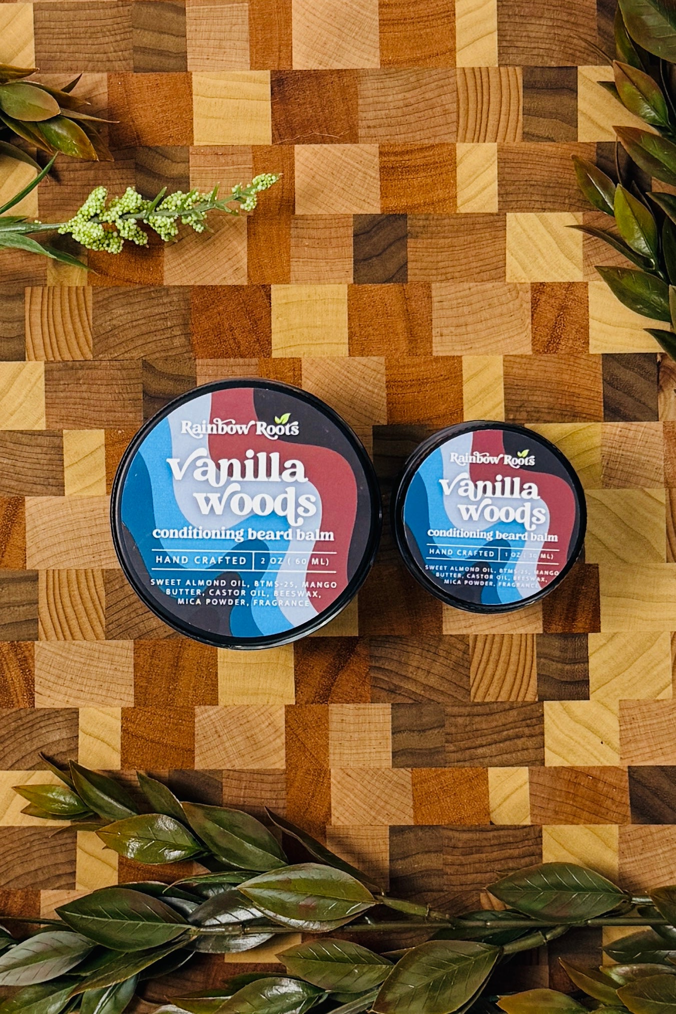 Conditioning Beard Balm | 2 oz | Soften - Style - Nourish | Rainbow Roots