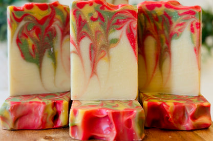 Falling Leaves | Handcrafted Vegan Cold Process Soap 4oz | Rainbow Roots