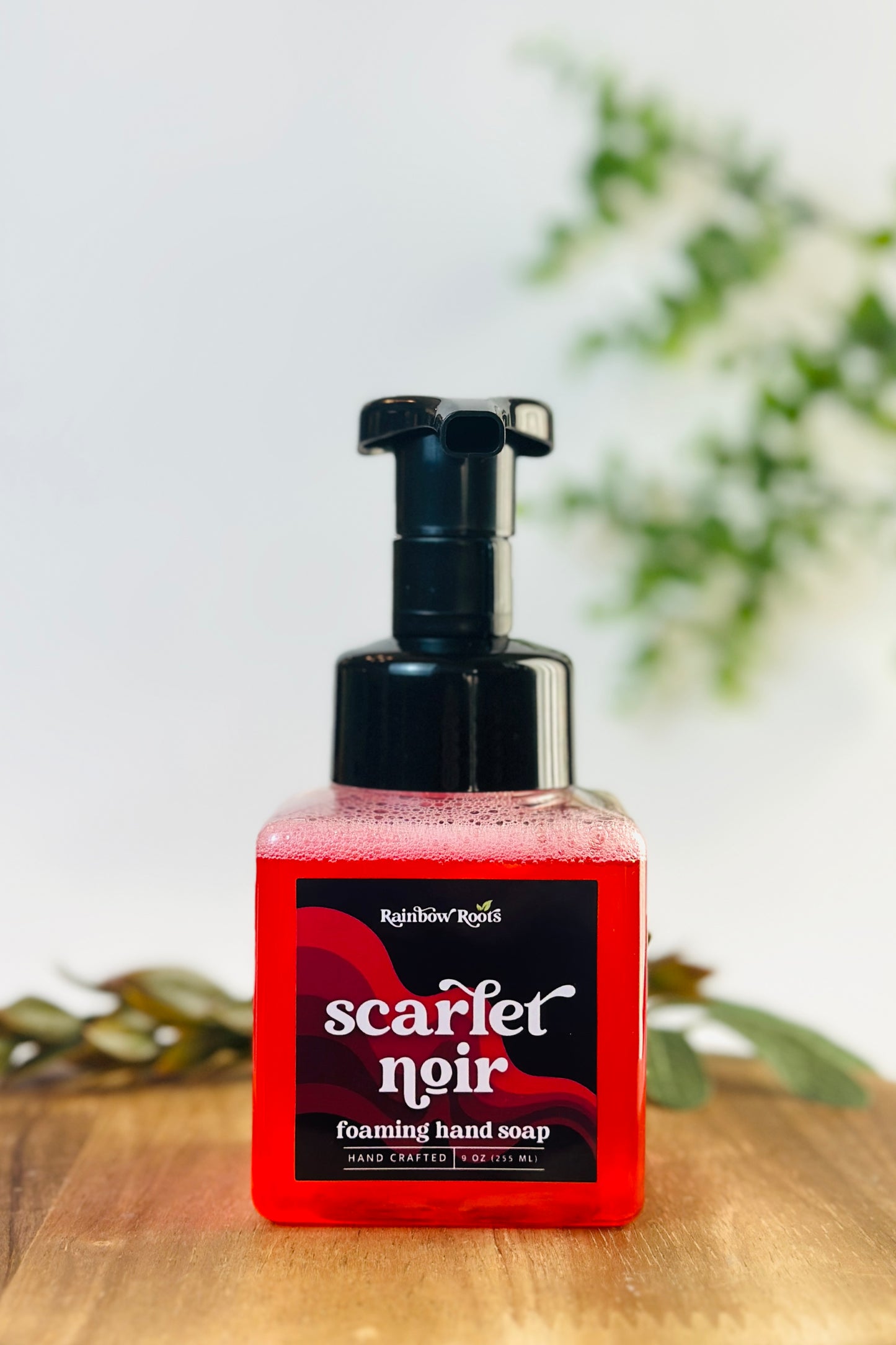 Scarlet Noir | Foaming Hand Soap | Rainbow Roots