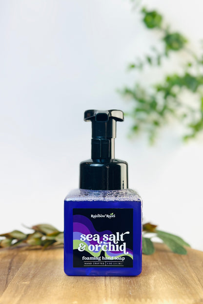 Sea Salt & Orchid | Foaming Hand Soap | Rainbow Roots