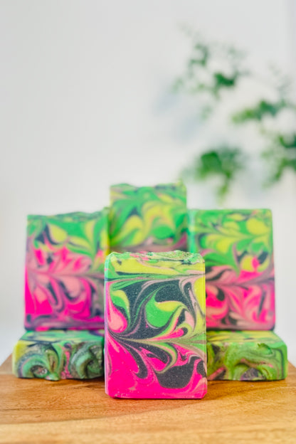 Defying Gravity Soap • Wicked-Inspired• | Handcrafted Vegan Cold Process Soap 4oz | Rainbow Roots