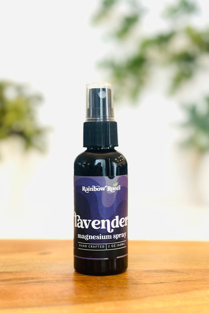 Magnesium Spray | Muscle Relief & Better Sleep | Topical Magnesium Chloride Oil - Fast-Absorbing | Rainbow Roots