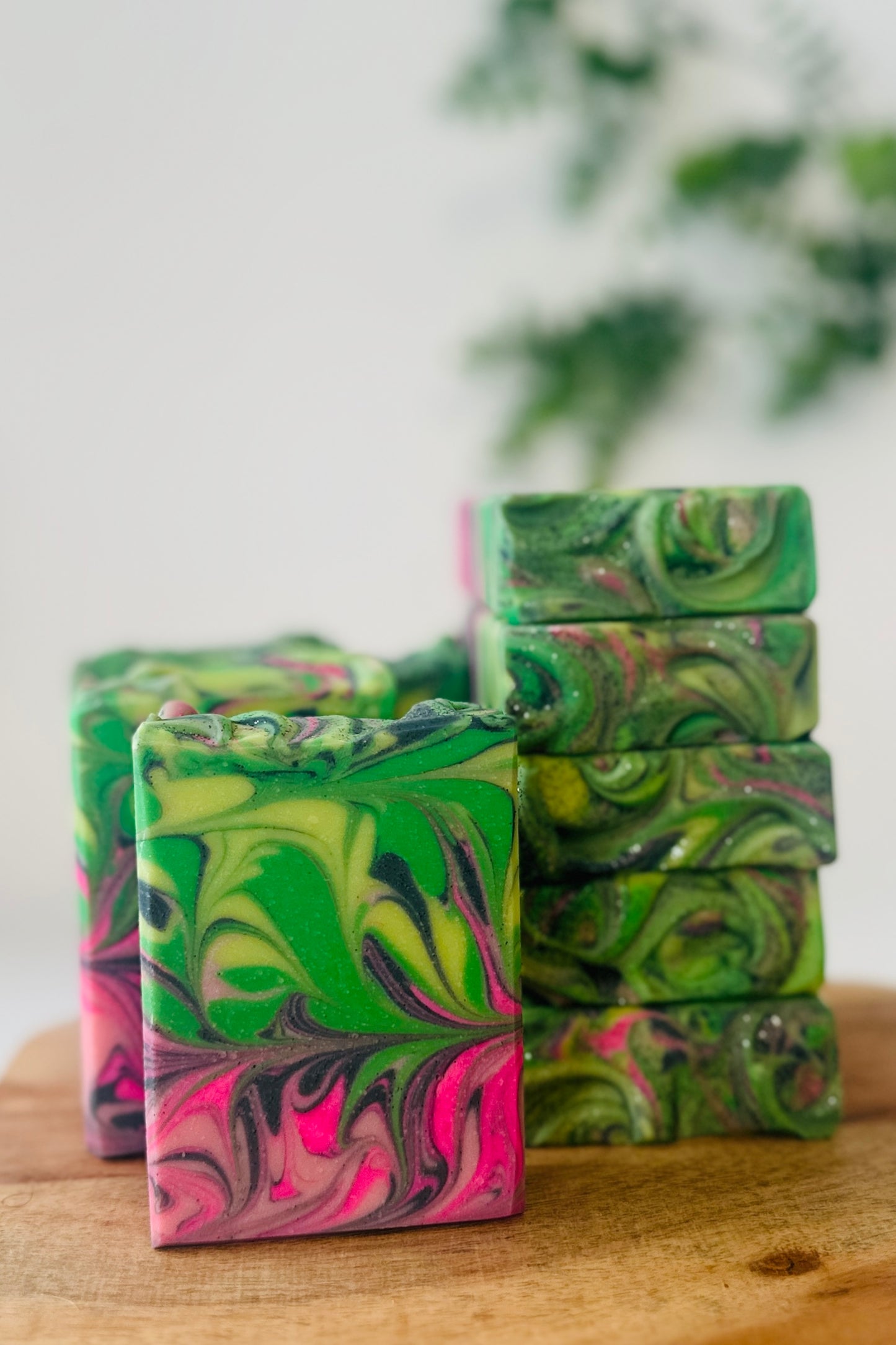 Defying Gravity Soap • Wicked-Inspired• | Handcrafted Vegan Cold Process Soap 4oz | Rainbow Roots