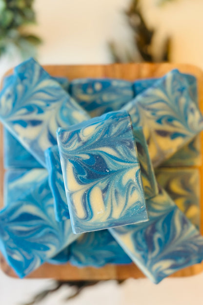 Coastal Waters | Handcrafted Vegan Cold Process Soap 4oz | Rainbow Roots