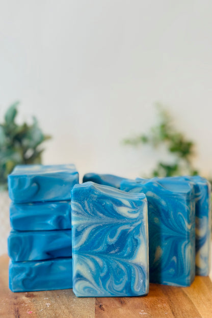 Coastal Waters | Handcrafted Vegan Cold Process Soap 4oz | Rainbow Roots