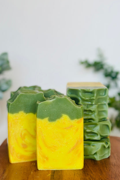 Pineapple Sage | Handcrafted Vegan Cold Process Soap 4oz | Rainbow Roots