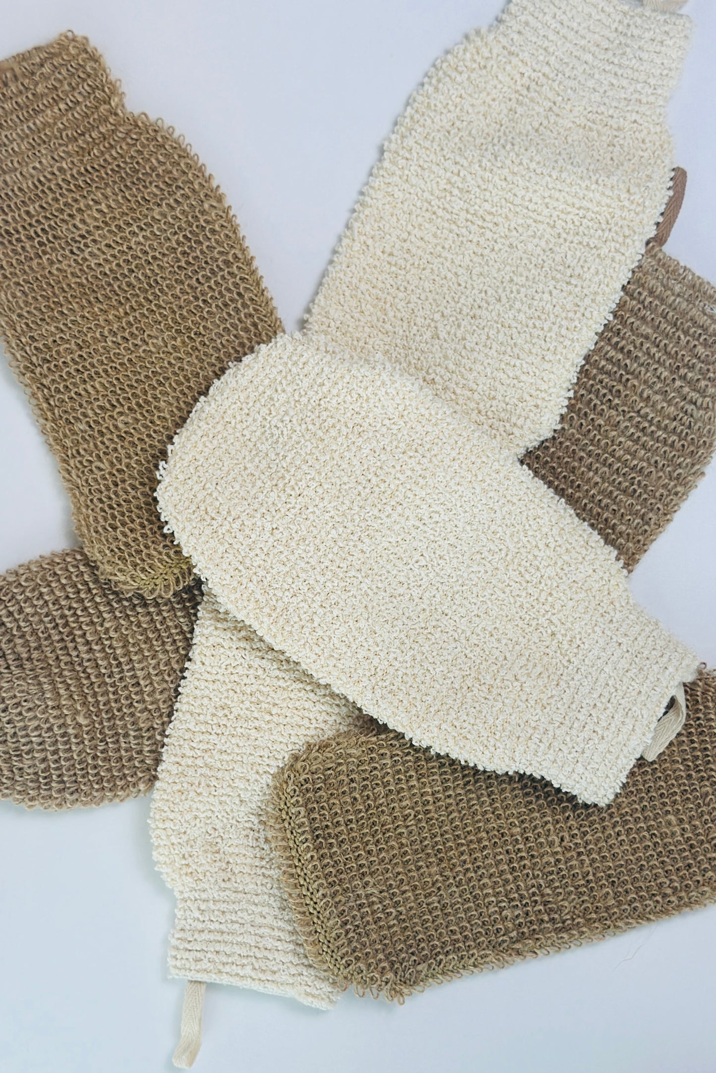 Natural Sisal Exfoliating Glove | Bath Loofa Accessory | Rainbow Roots