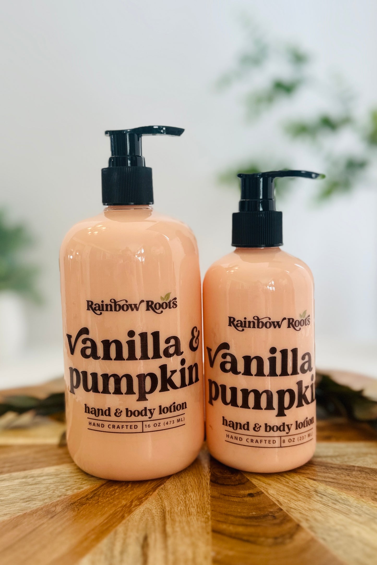 Vanilla Pumpkin Hand & Body Lotion | Handcrafted - Lightweight - Small Batch | Rainbow Roots