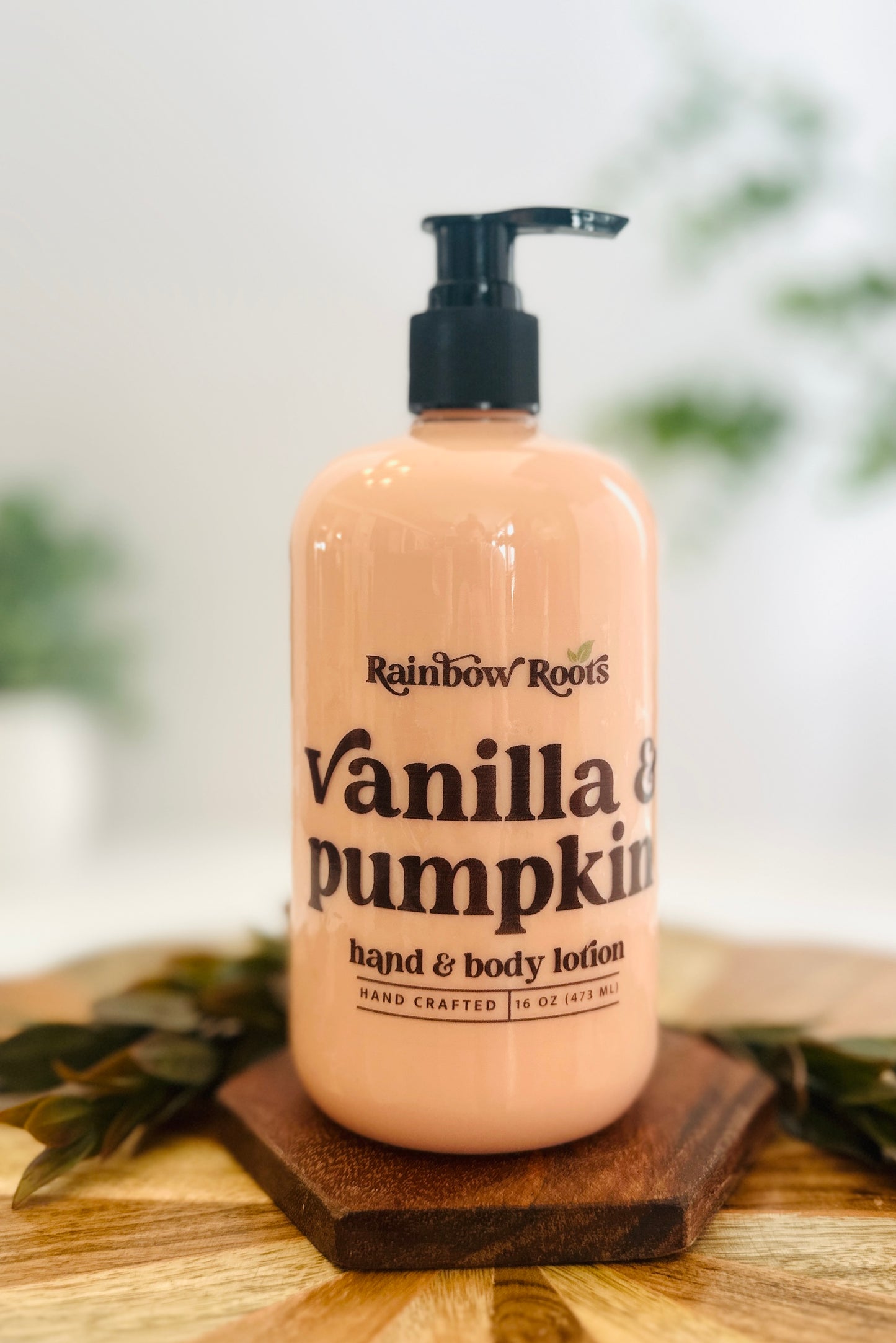 Vanilla Pumpkin Hand & Body Lotion | Handcrafted - Lightweight - Small Batch | Rainbow Roots