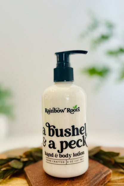 A Bushel & A Peck Hand & Body Lotion | Handcrafted - Lightweight - Small Batch | Rainbow Roots