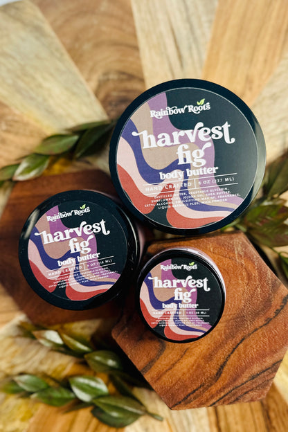 Harvest Fig Body Butter | Handcrafted - Emulsified - Hydrating | 1oz - 4oz - 8oz | Rainbow Roots